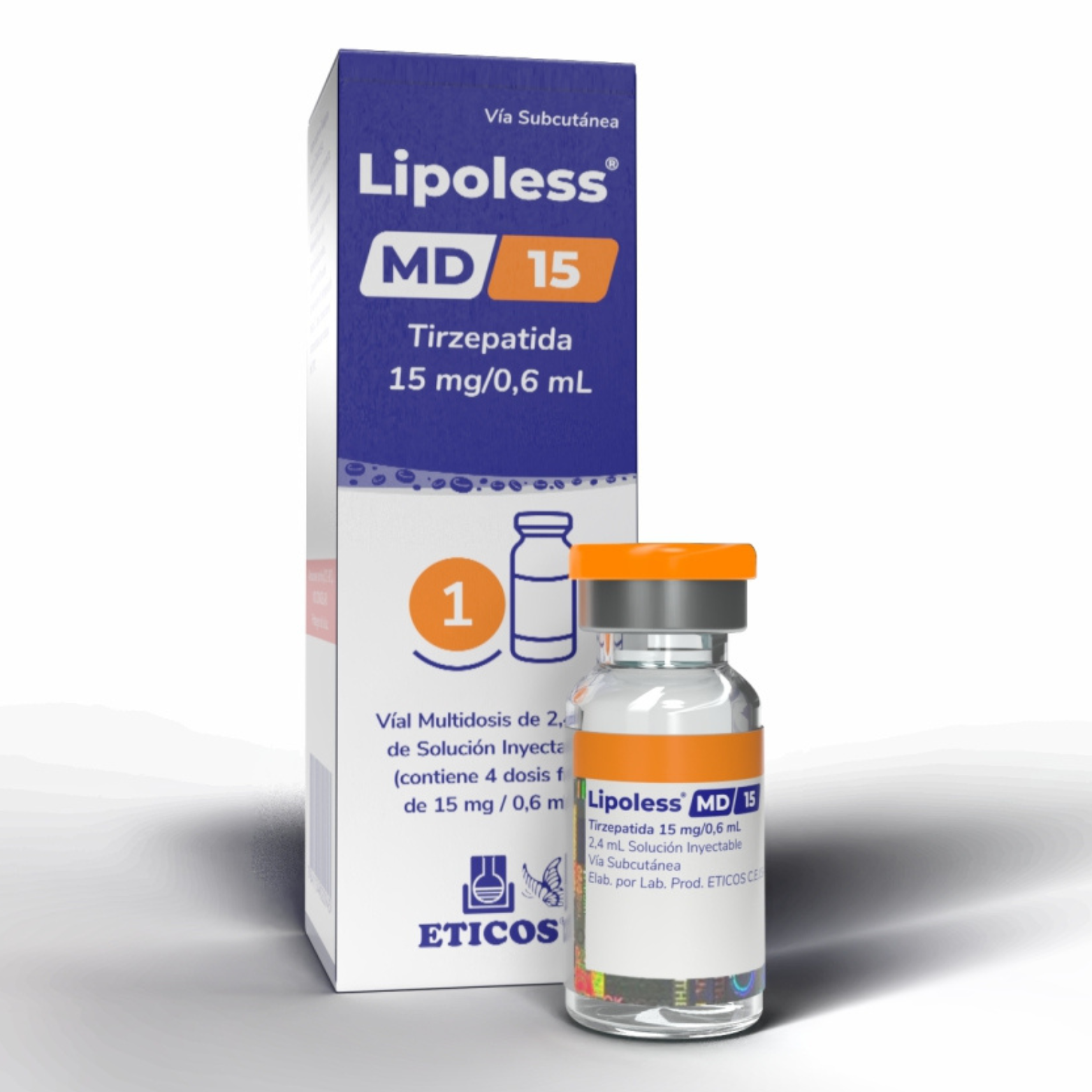 Lipoless MD 15 mg (1 ampola 2,4 mL)