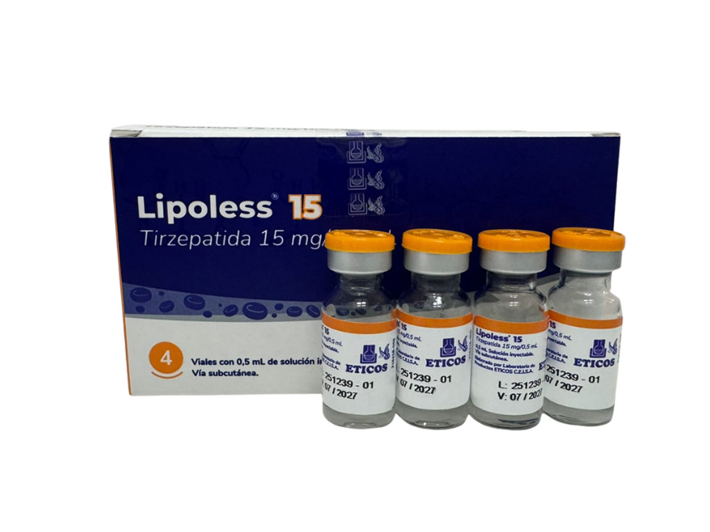 Lipoless 15 mg 4 Ampolas