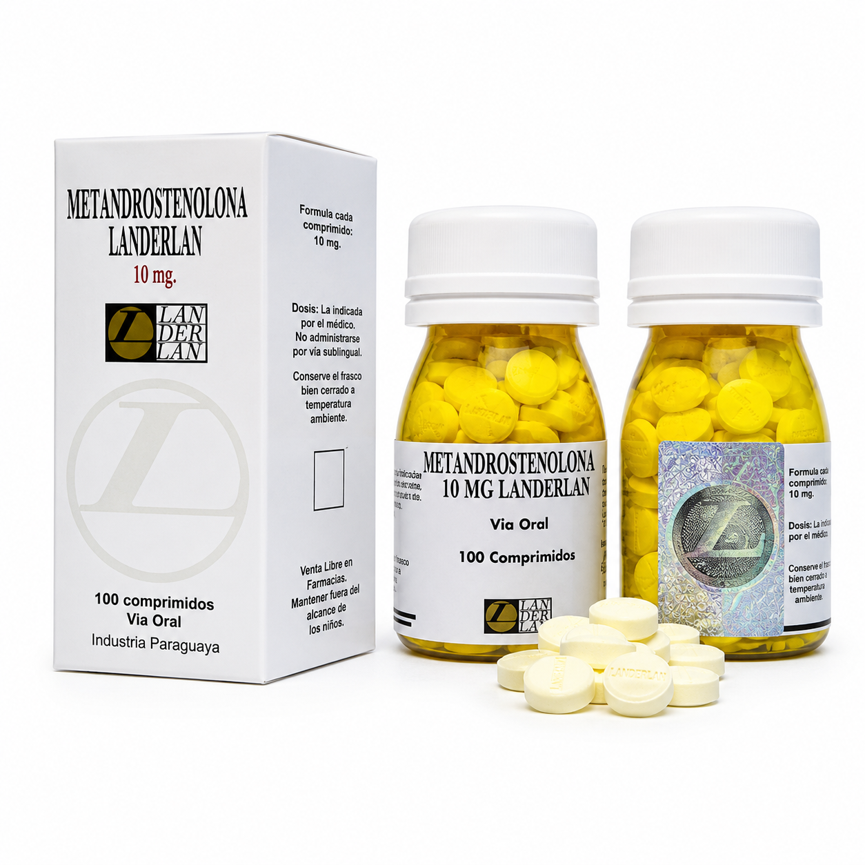 Metandrostenolona 10 mg (100 comprimidos)