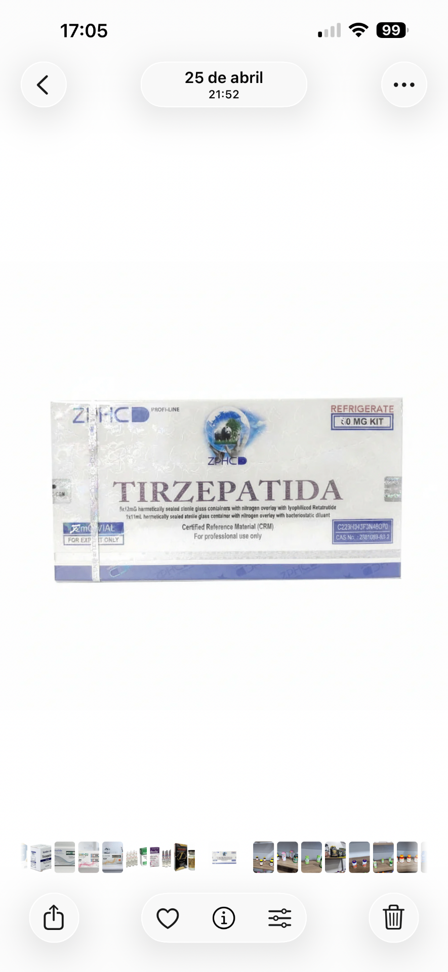 ZPHC Tirzepatida 150 mg
