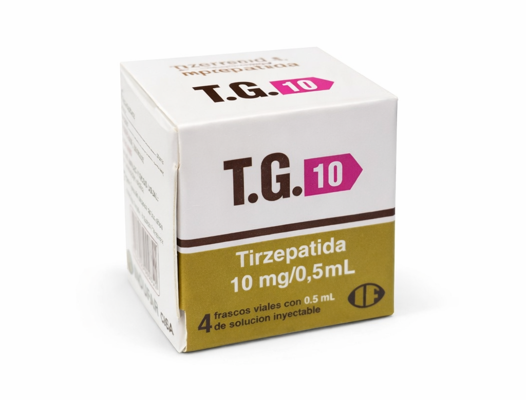 T.G. 10 — Tirzepatida 10 mg/0,5 mL