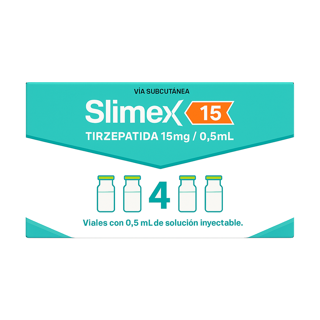 Slimex 4 ampolas 15 mg
