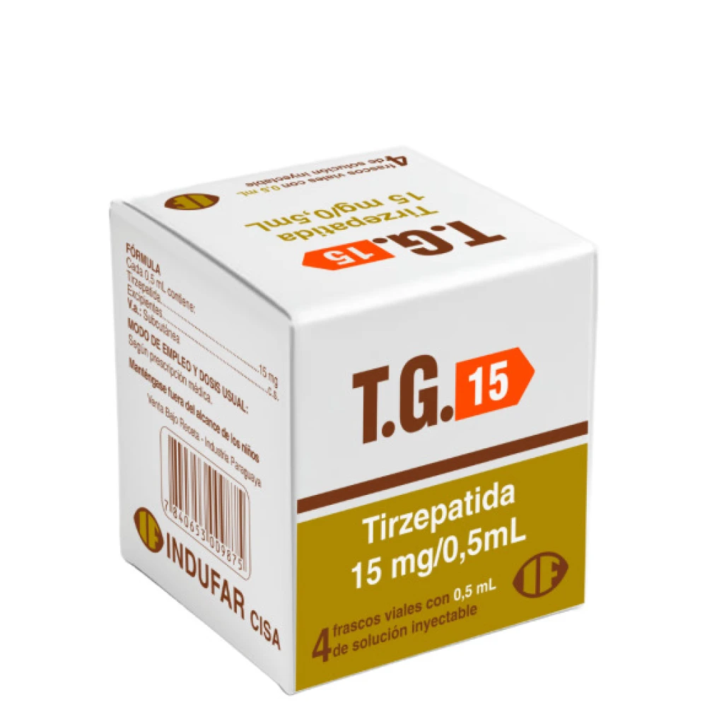 T.G. 15 — Tirzepatida 15 mg/0,5 mL