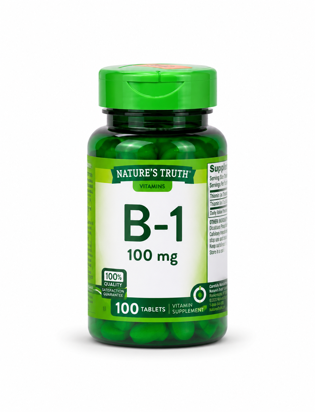 Vitamina B-1 100 mg (Nature's Truth) — 100 tabletes